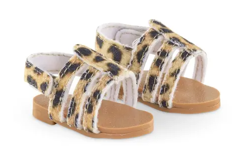 Mc Sandales Leopard poupee 36 cm