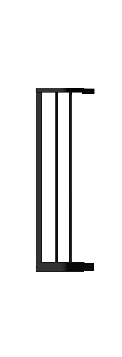 Extension barrière Easylock Flat Step - Noir, 20 cm