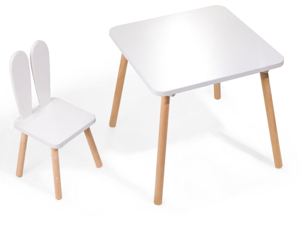 Ensemble évolutif enfant table et chaise oreilles