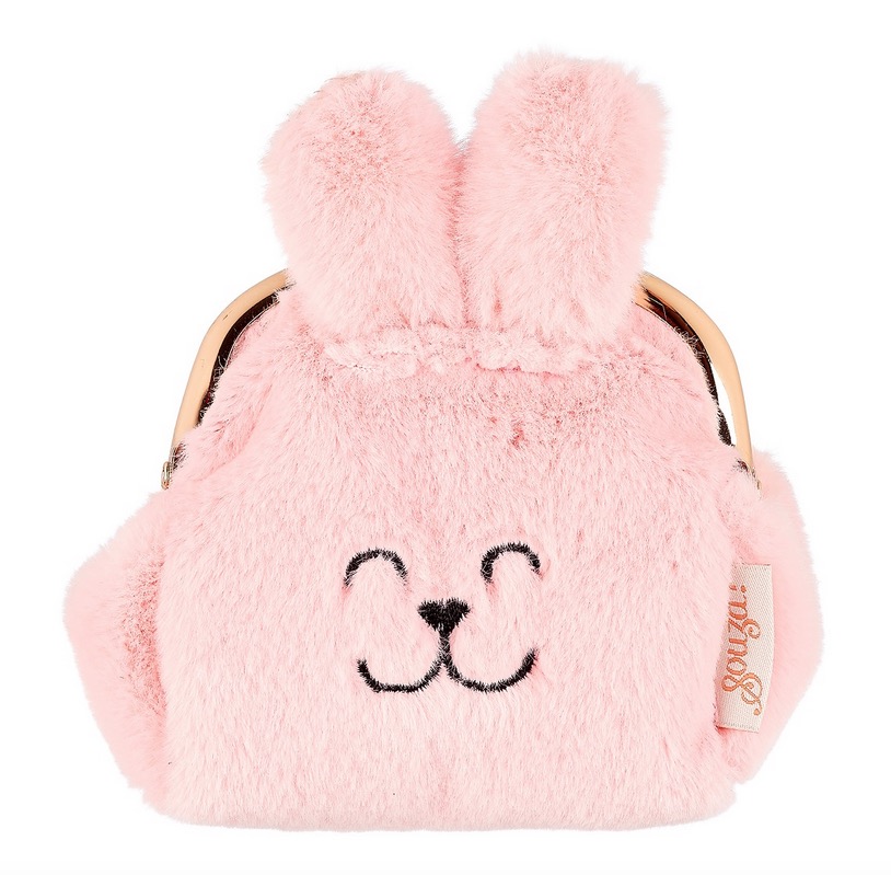 Porte-monnaie Lapin rose clair