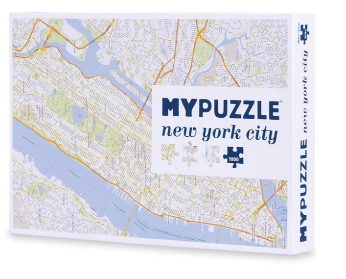 puzzle 1000 pieces Carte New york