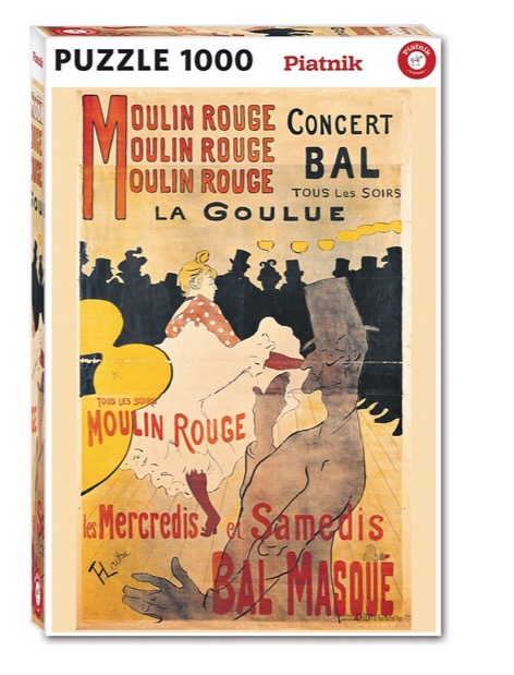 Puzzle 1000 pieces affiche de Toulouse Lautrec