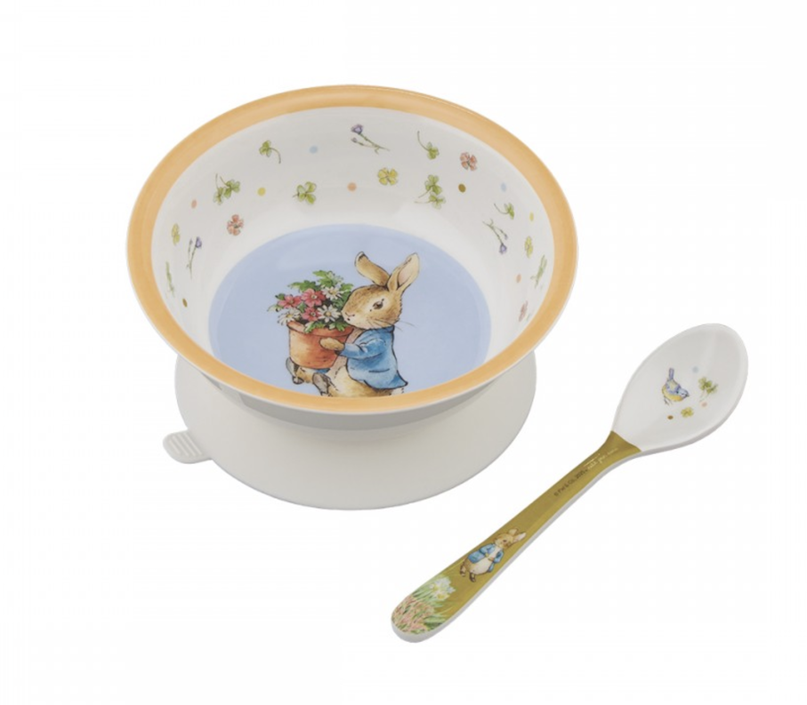 Bol ventouse avec cuillere Pierre Lapin - Petit Jour