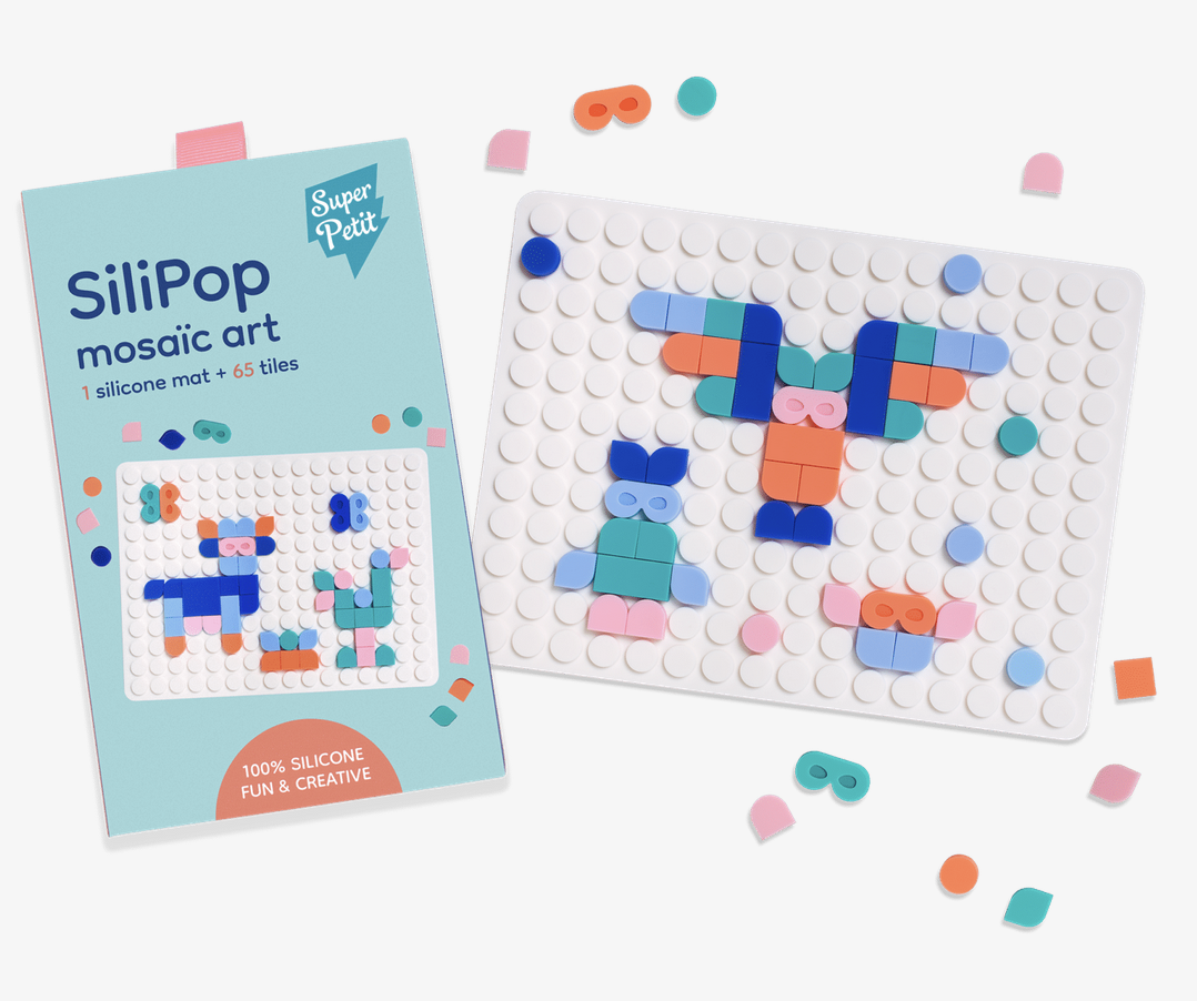 Silipop blanc - Jeux cretif de mosaique a clisper
