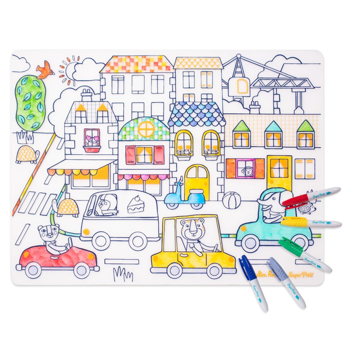 set Les Popipop X Moulin ROTY - Set De Table À Colorier - Dès 3 Ans