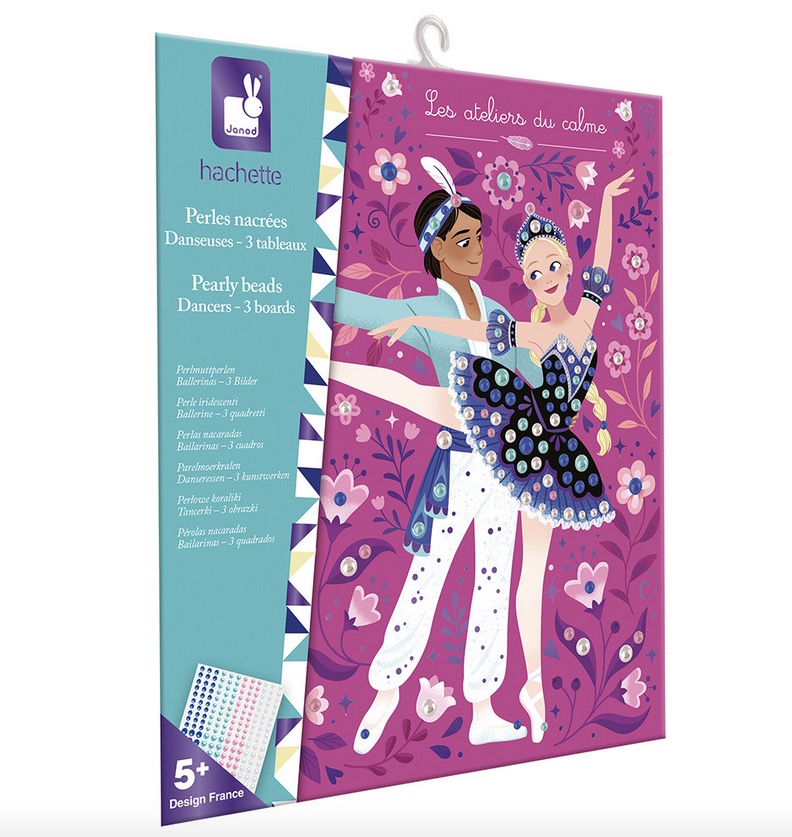 Perles nacrees a coller Danseuses - Kit creatif