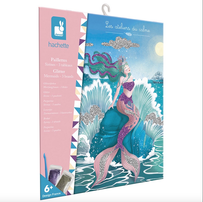 Paillettes a coller Sirenes - Kit creatif