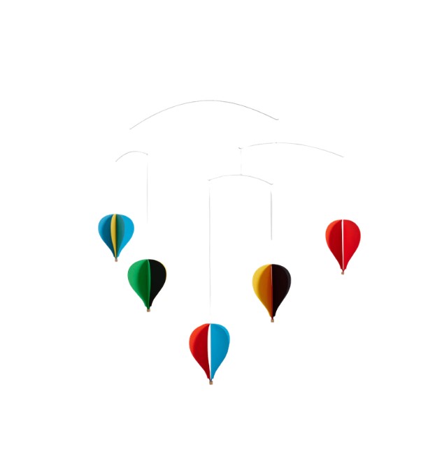 Flensted – Ballons 5 Aube – Mobile décoratif