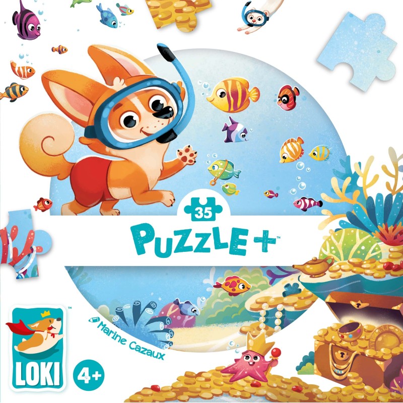35 pieces LOKI - Puzzle+ : LOKI fait de la plongée