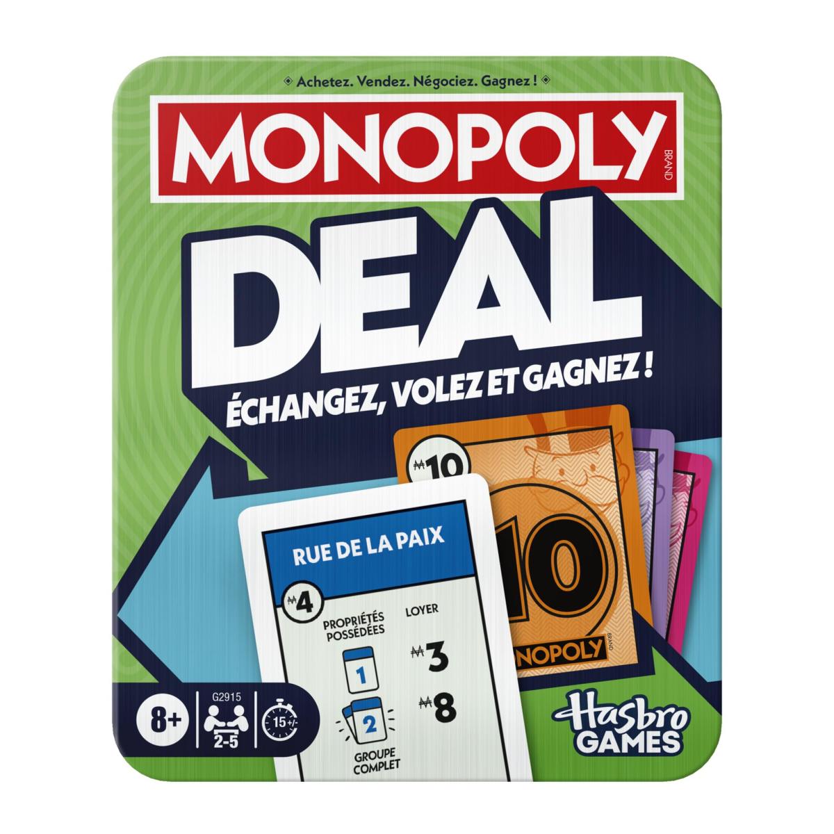 Monopoly Deal version boite en metal