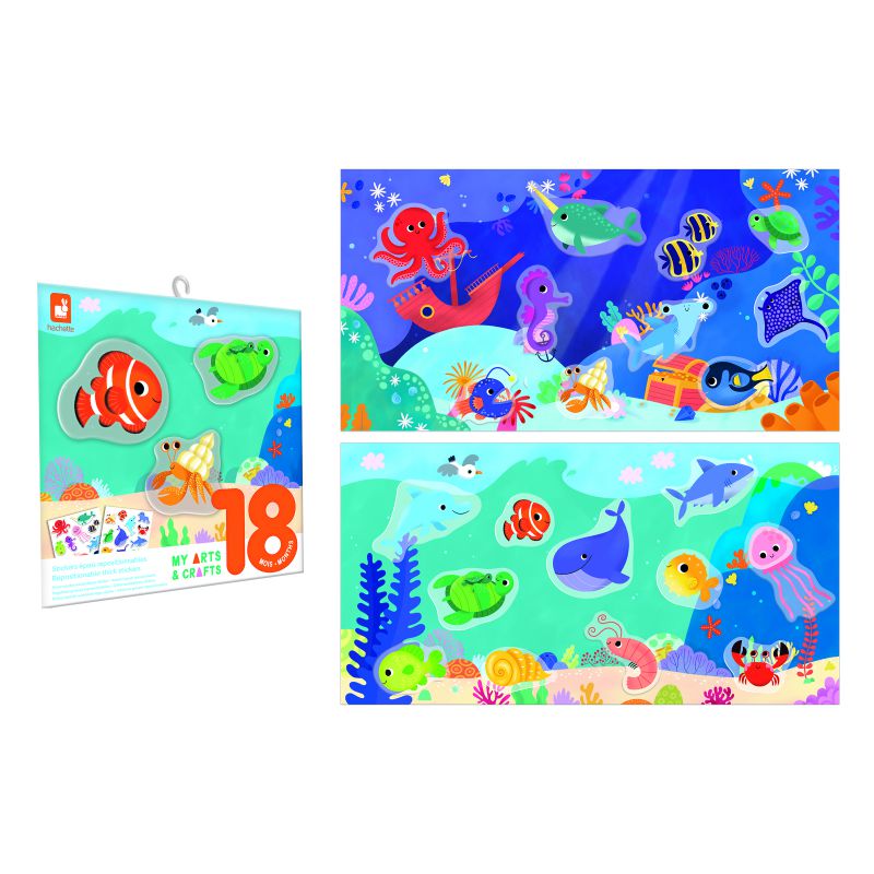 stickers épais repositionnables marins