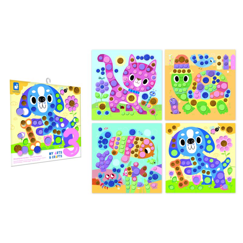 mosaiques rondes - petits amis