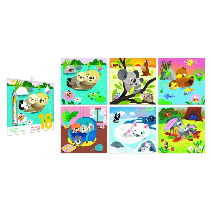 feutres magiques animaux calins