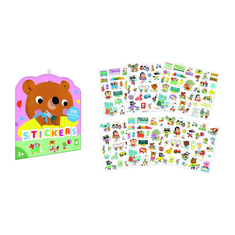 200 autocollants - maternelle