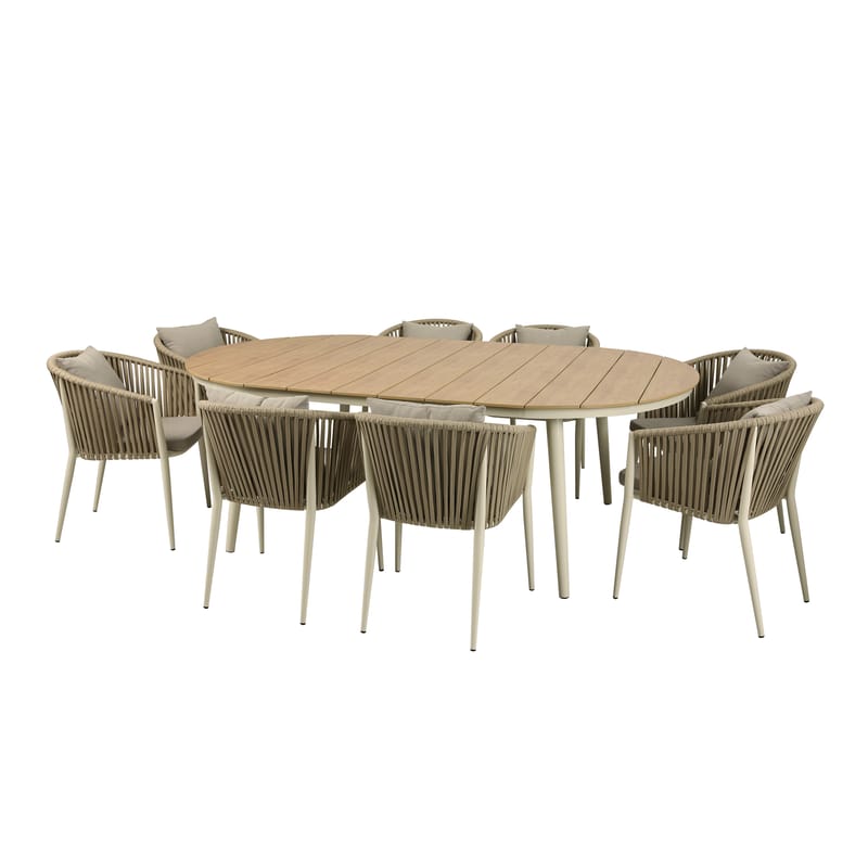 Ensemble repas alu Chay beige