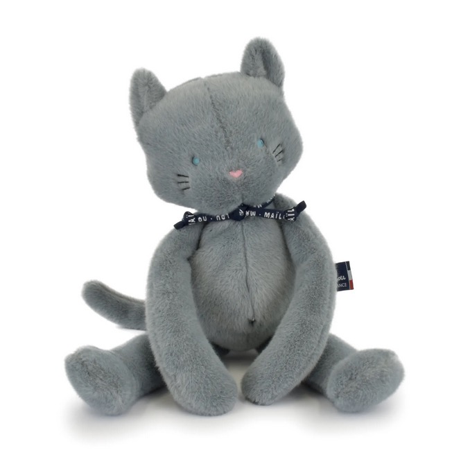 Chat Meloe 56cm Bleu gris