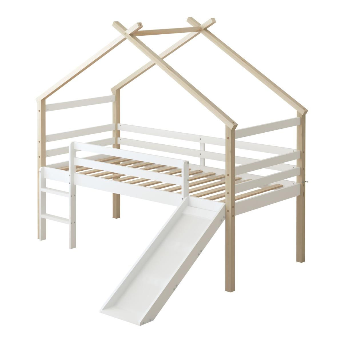 Lit River cabane toboggan nat.-blanc