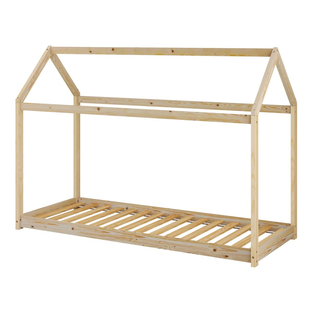 Lit simple Zoey cabane naturel