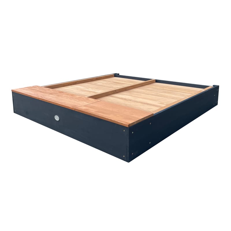 Bac à sable Mandy XXL anthracite-marron