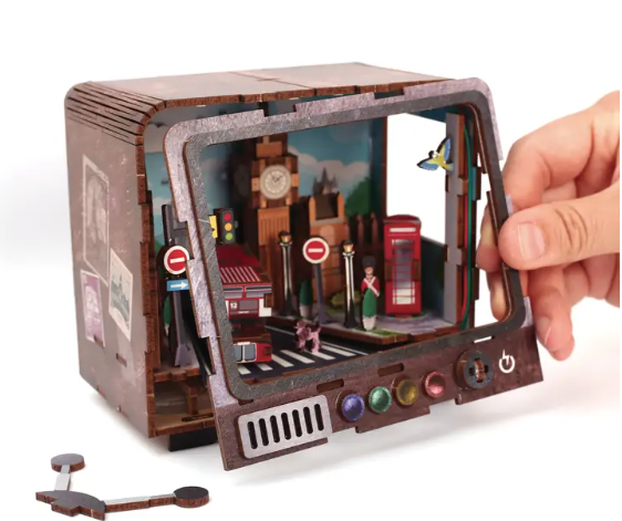 Maquette bois 3D - TV Londres