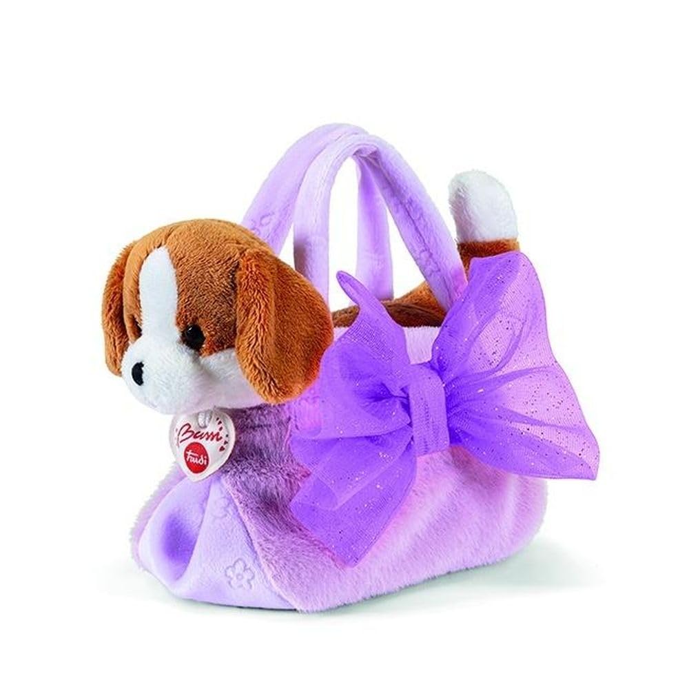 peluche chien avec sac - taille XS