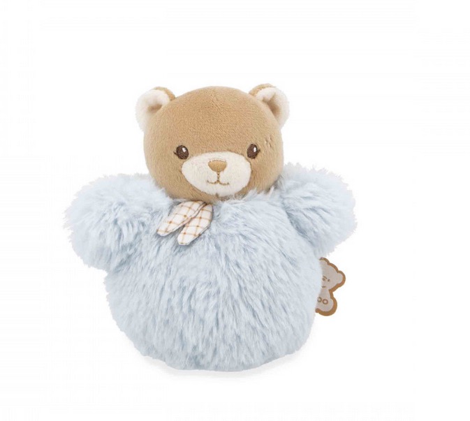 Mon Pompon ours Bleu - 10 cm