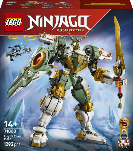 71860 15e anniversaire : le robot Titan de Lloyd LEGO® NINJAGO®