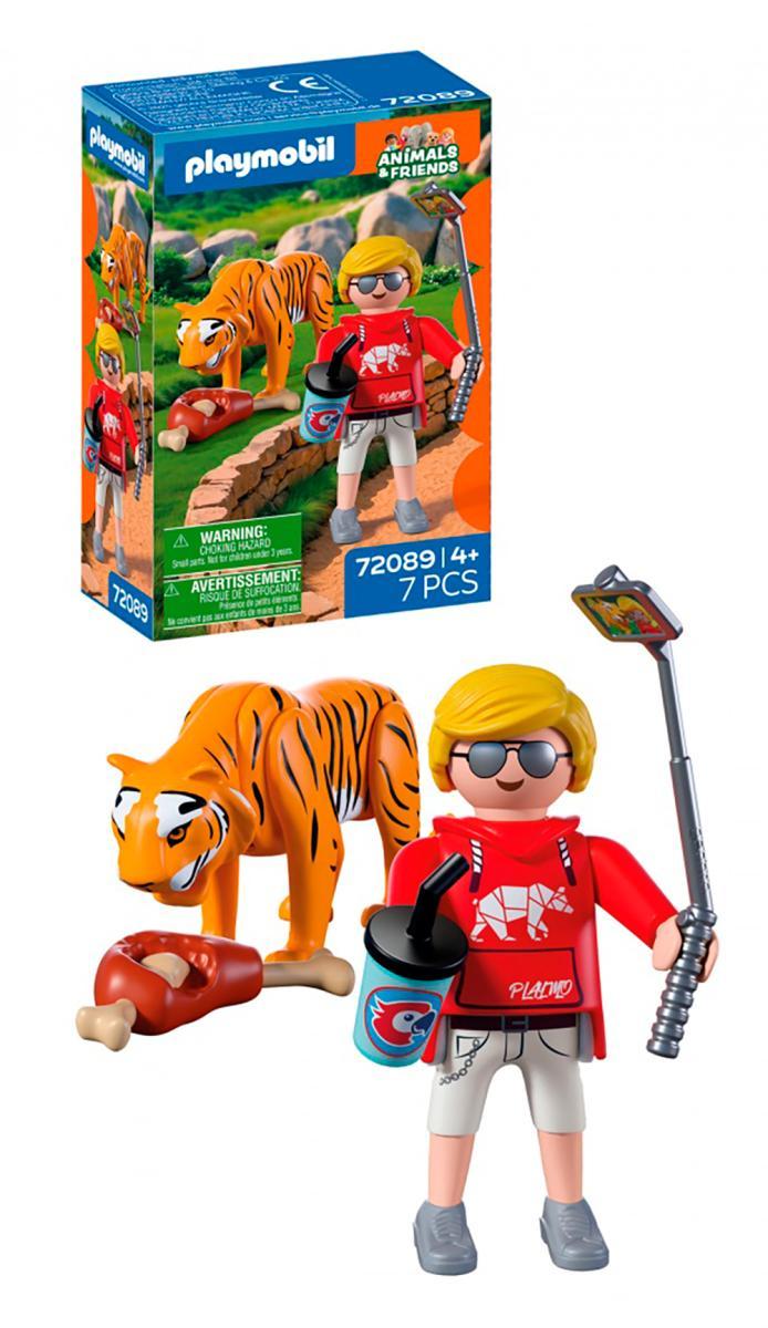 72089 Zoo : Tigre et visiteur Playmobil
