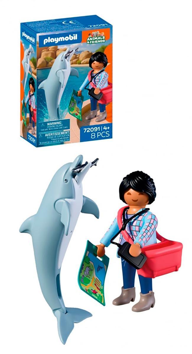 72091 Zoo : Dauphin et visiteur Playmobil