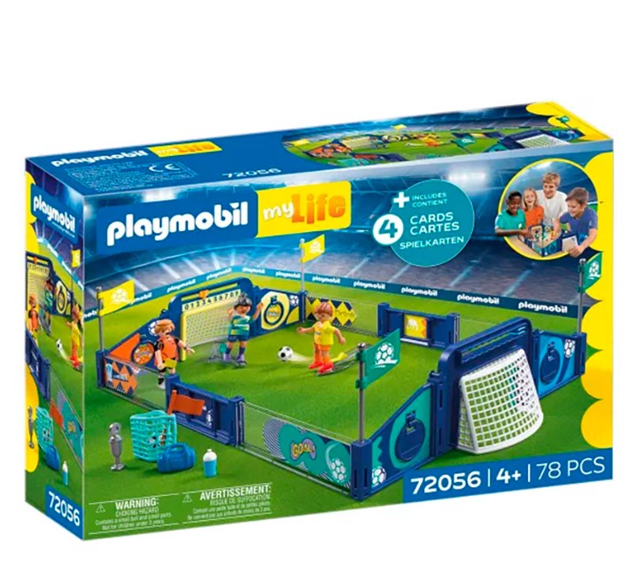 72056 Stade de football et défis Playmobil