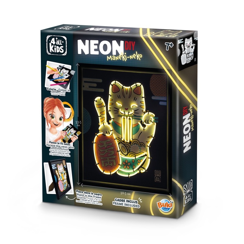 Tableau Neon - Maneki-neko