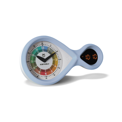 Reveil educatif Kidyalarm - Bleu clair - Kidywolf