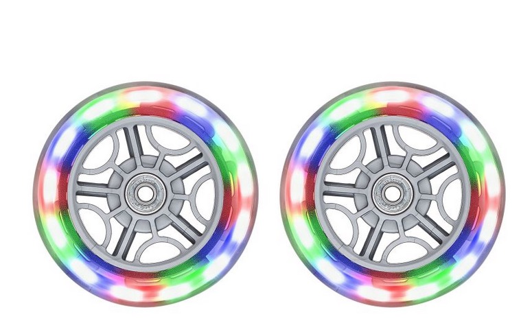 Pack de 2 roues avant go up multi lumineuse
