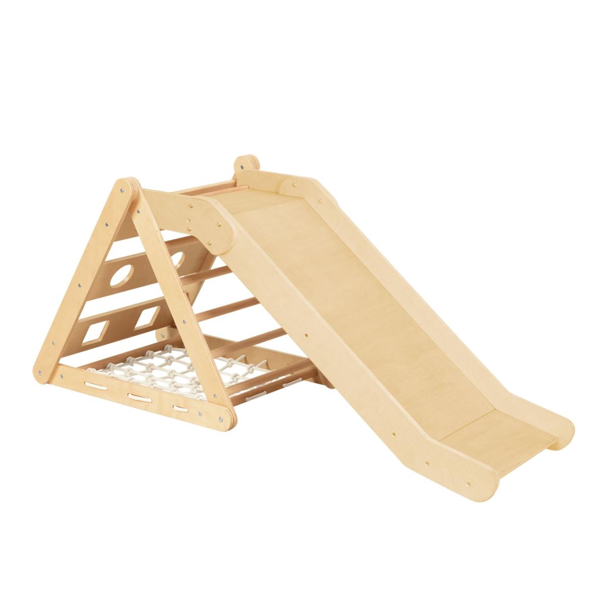 Triangle + toboggan Sammie 2-en-1 naturel