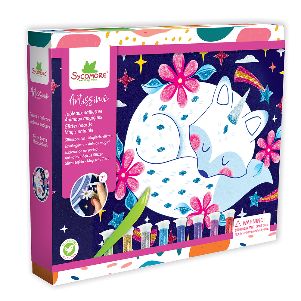 Artissimo - GM tableaux paillettes - Animaux magiques