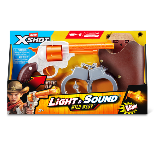 XShot Pistolet Sherif avec sons et lumieres