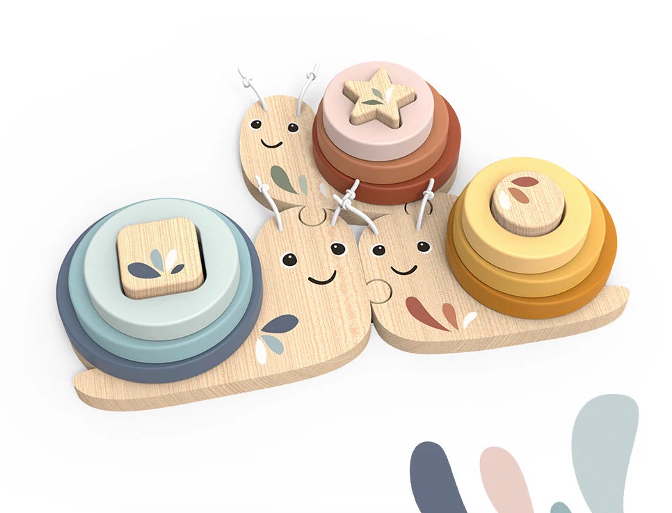 jeu de l escargot en bois