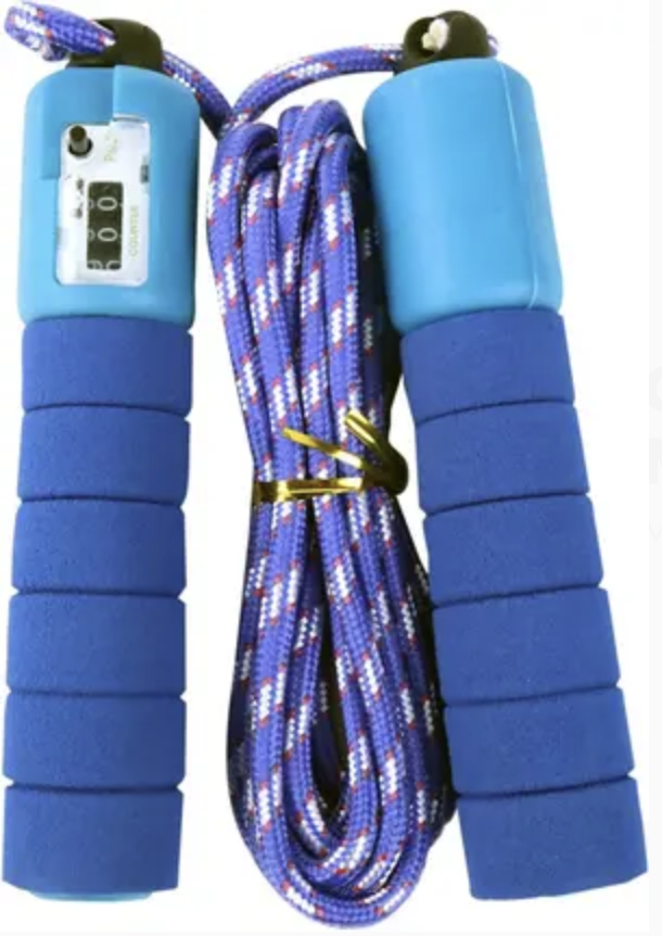 Corde a sauter - 2.7m compteur avec manches en mousse