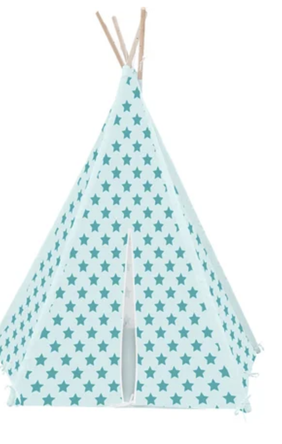 Tipi indien bleu exterieur