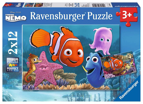 Puzzle 2x12 pcs Nemo le petit fugueur