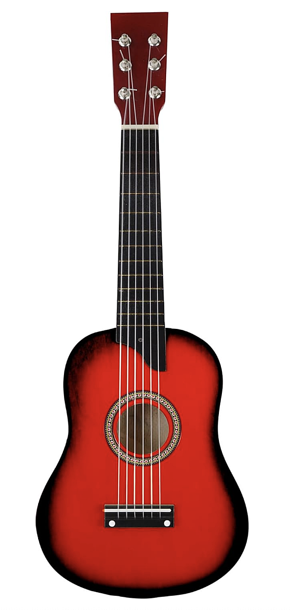 Guitare enfant 63cm rouge