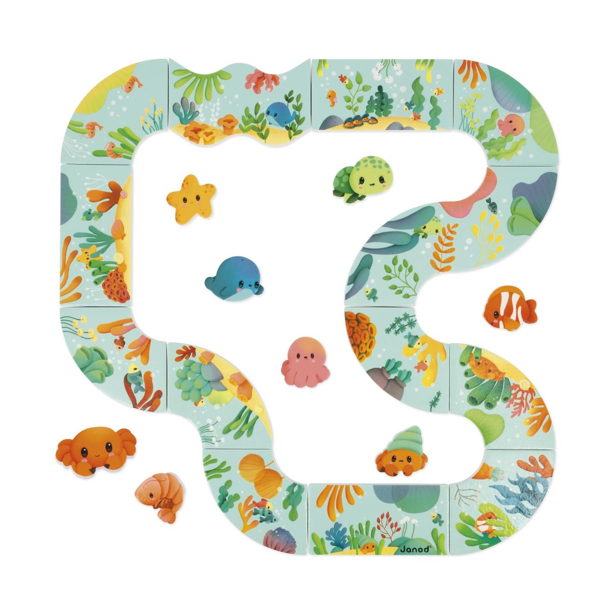 Circuit parcours pour le bain des 18mois