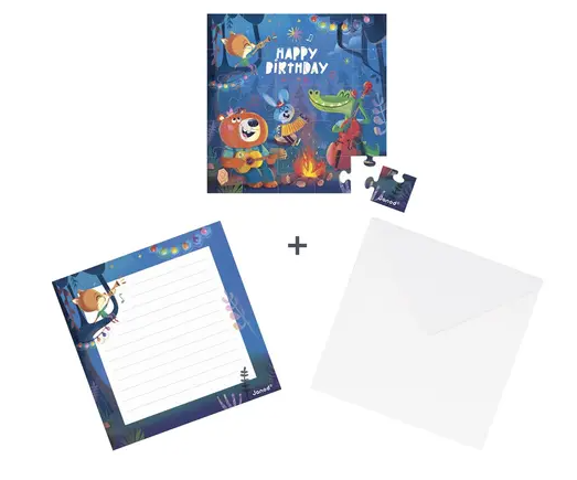 Carte Cadeau Puzzle 25 Pieces Foret