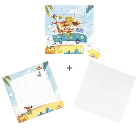 Carte Cadeau Puzzle 25 Pieces Road Trip