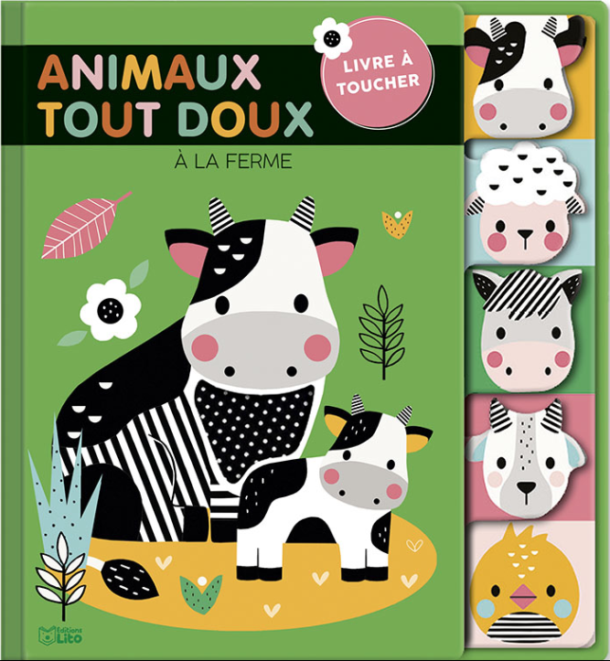 Livre a toucher - a la ferme
