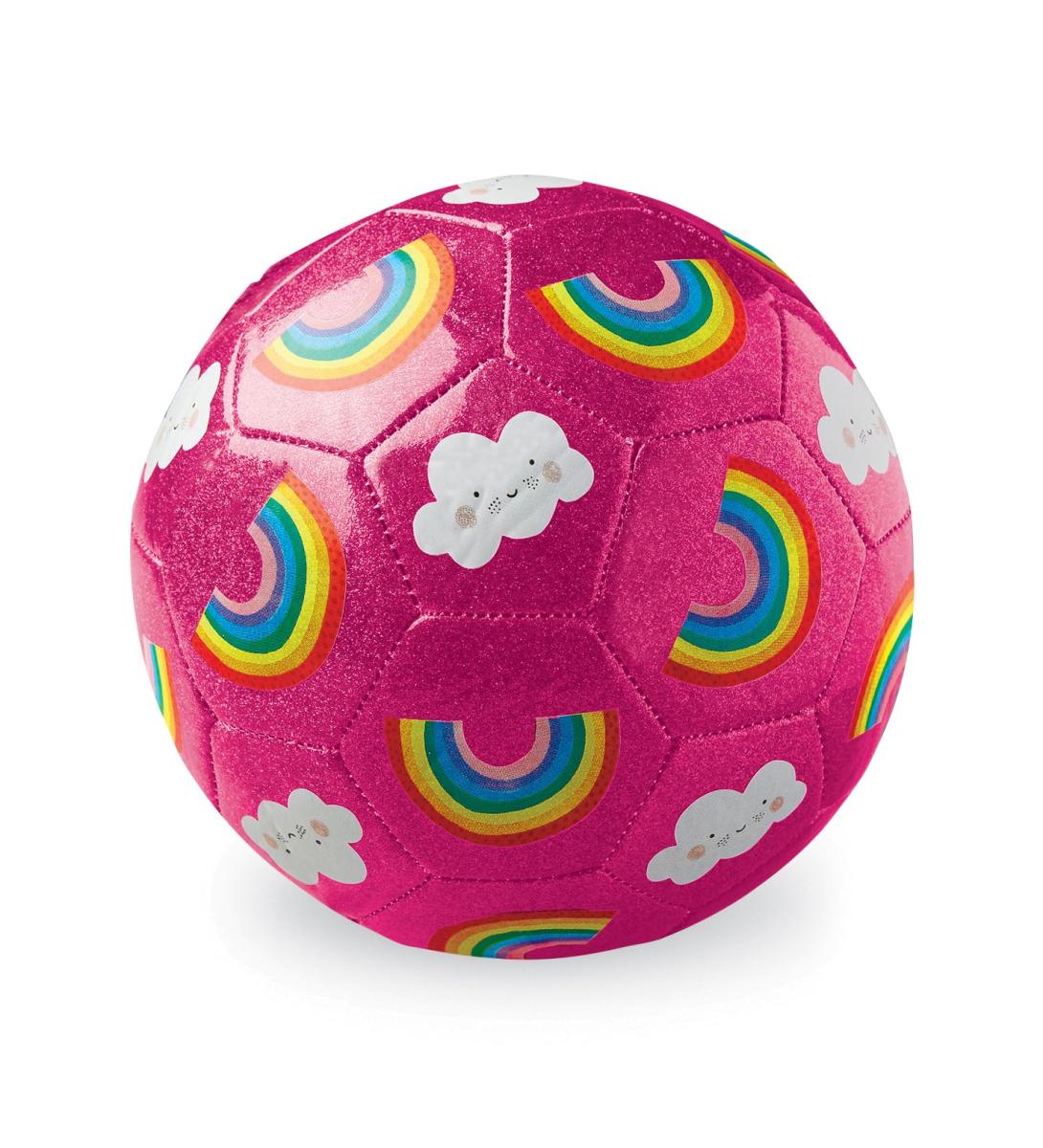 ballon de foot - arc-en-ciel