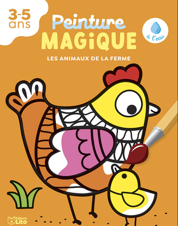 Peinture a l'eau - les animaux de la ferme