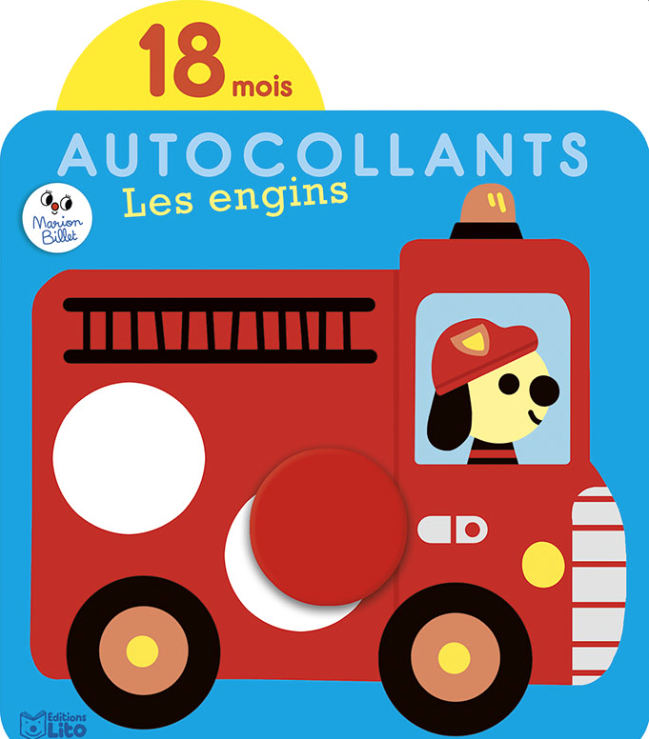 Autocollants pour les petits - M.Billet les engins