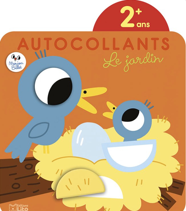 Autocollants pour les petits - M.Billet le jardin