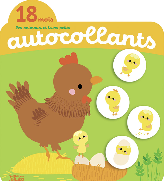 Autocollants 18 mois - les animaux de la ferme